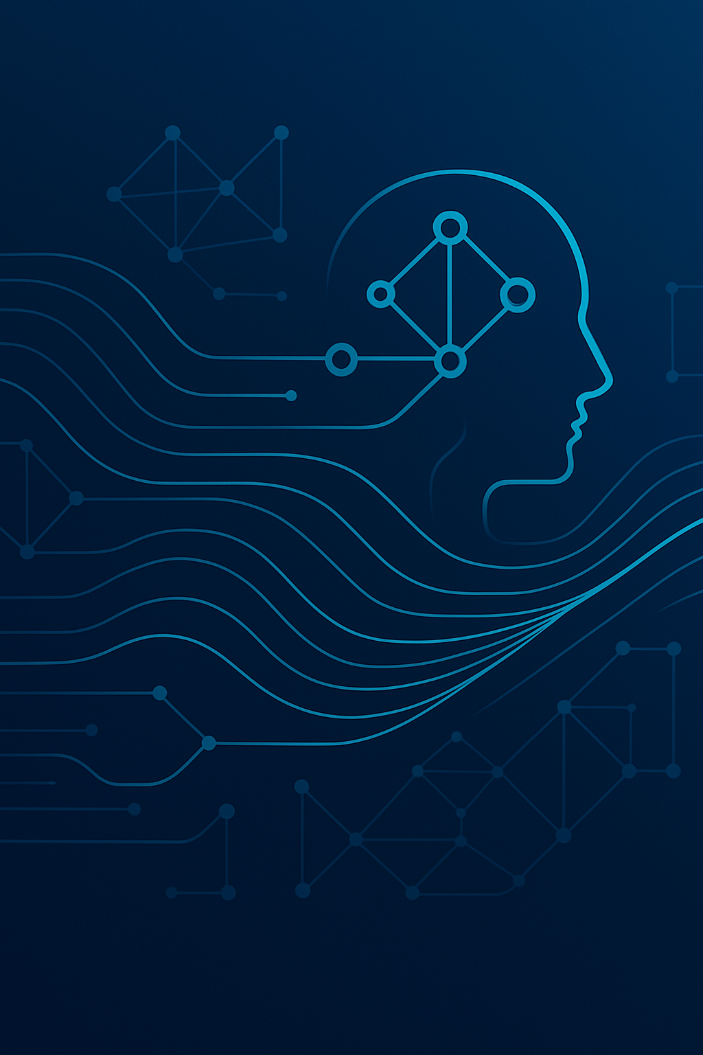 Abstract AI Data Flow